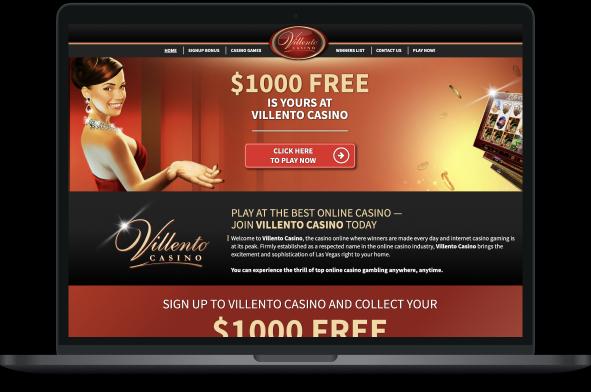 Villento Casino Desktop